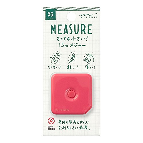 Amazon.co.jp: ミドリ メジャー XS メジャー 1.5m ピンク